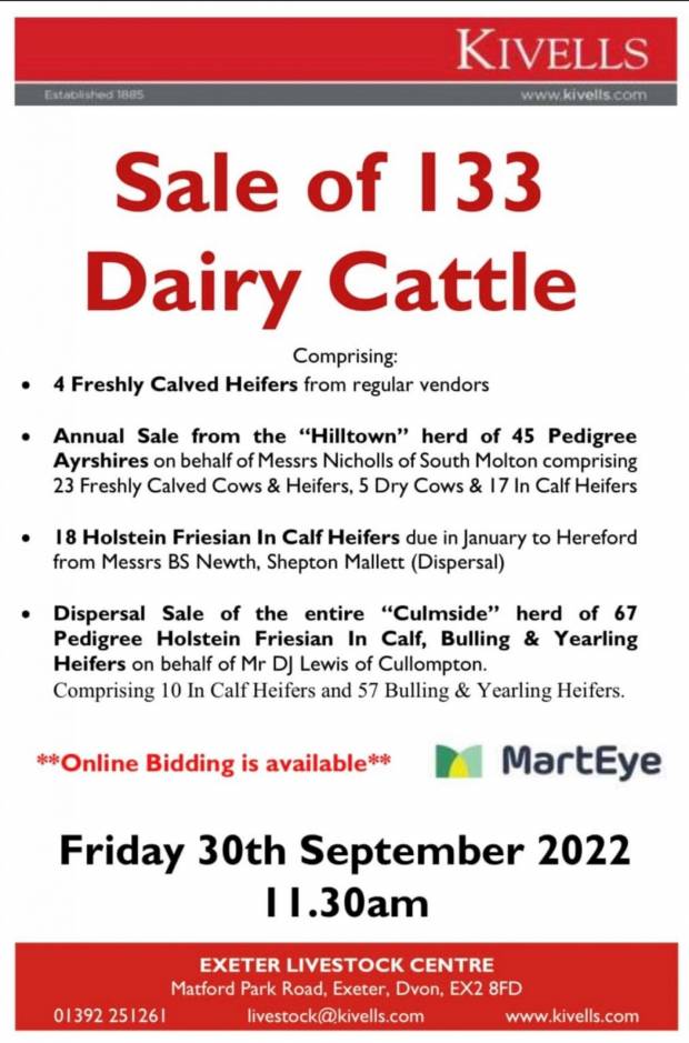 Annual sale of Hilltown Pedigree Ayrshires