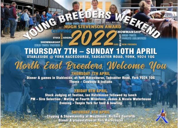 Young Breeders Weekend - York 7th - 11th April 2022