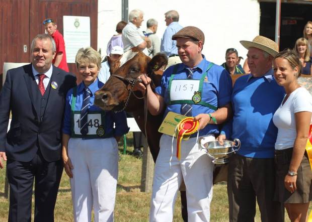 L to R Judge Gilmour Lawrie, Linda Batty, Bill Lindsay, Howard Batty